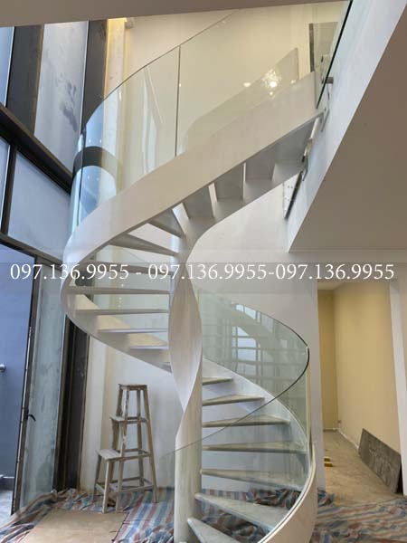 Giới thiệu mẫu cầu thang xoắn ốc MS34