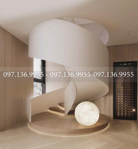 cầu thang xoắn ốc tại hà đông