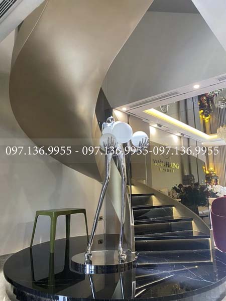 Dịch Vụ Thi Công Cầu Thang Xoắn Ốc Tại Sơn La Uy Tín Chuyên Nghiệp
